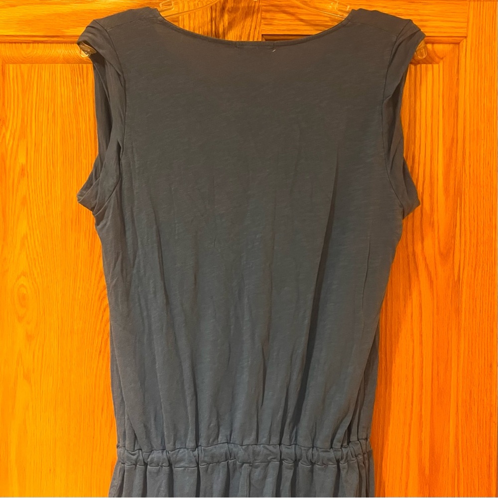 Anthropologie x Sundry Button Front Sleeveless Knit Jumpsuit Blue Size 1 Small - Picture 6 of 6
